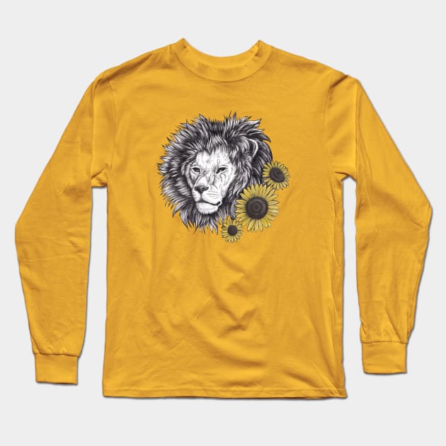 Dandy Lion Long Sleeve T-Shirt by GnarlyBones